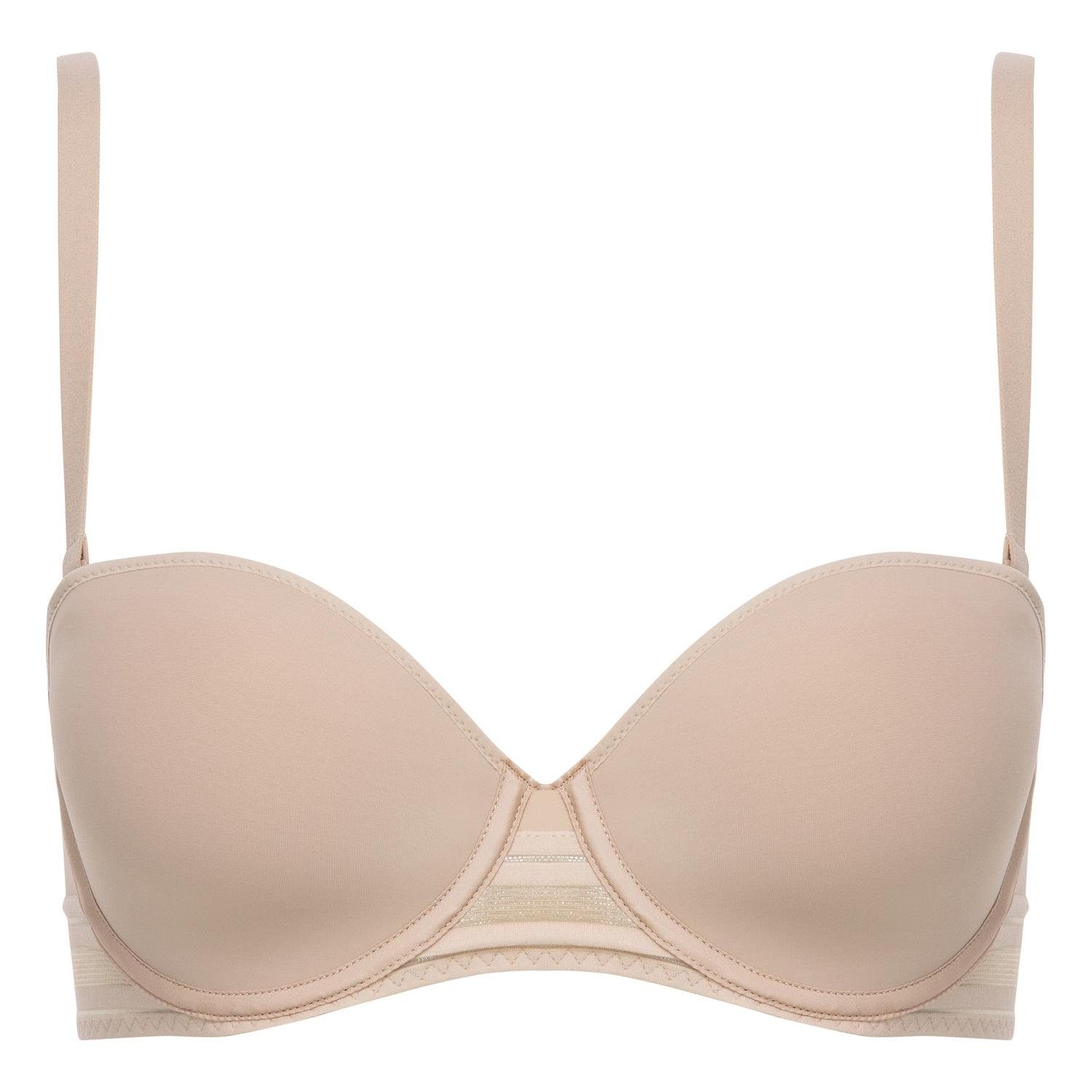 PASSIONATA Unterhemd RHYTHM LI BH SCH. MIT BUEG. BANDEAU beige