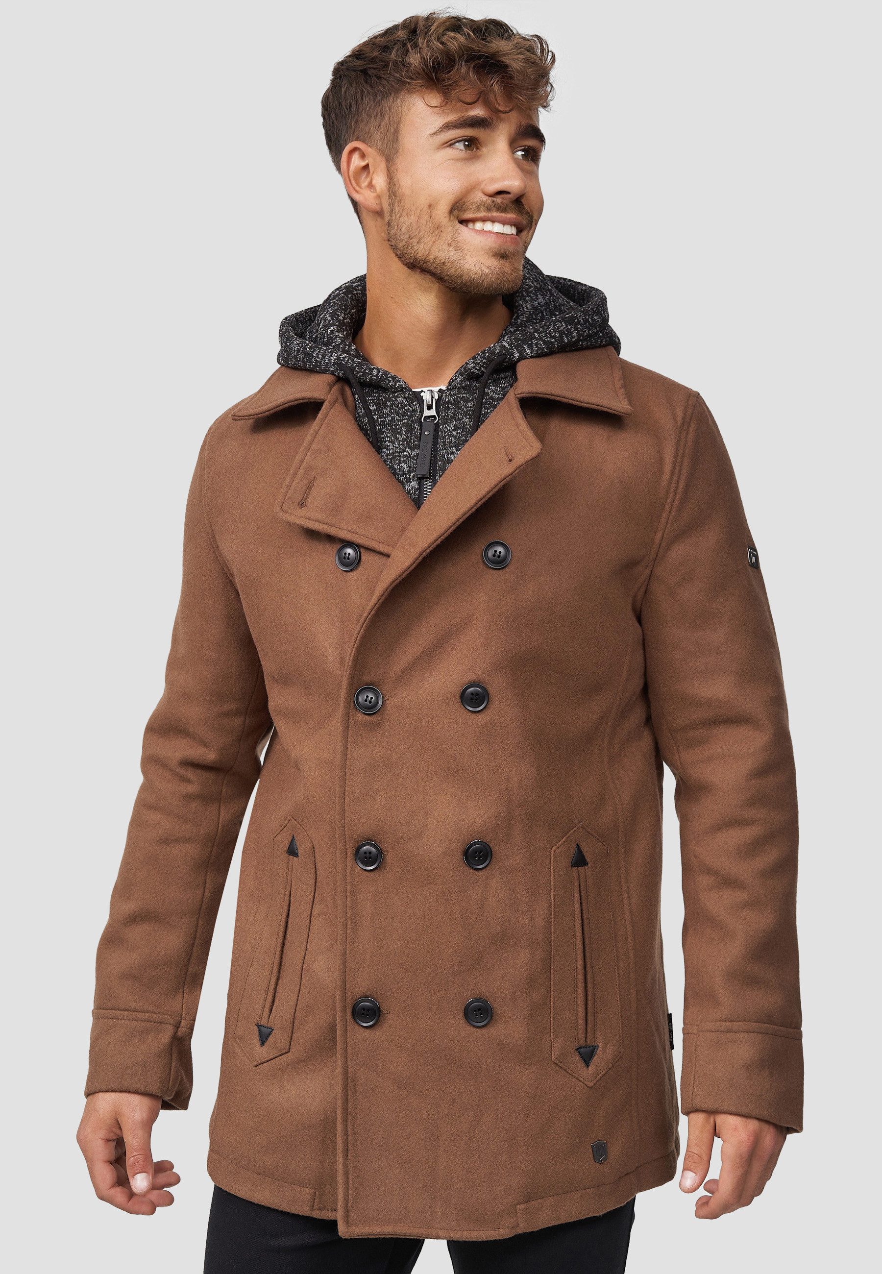 Indicode Kurzmantel Herren Cliff Mantel Winter günstig online kaufen