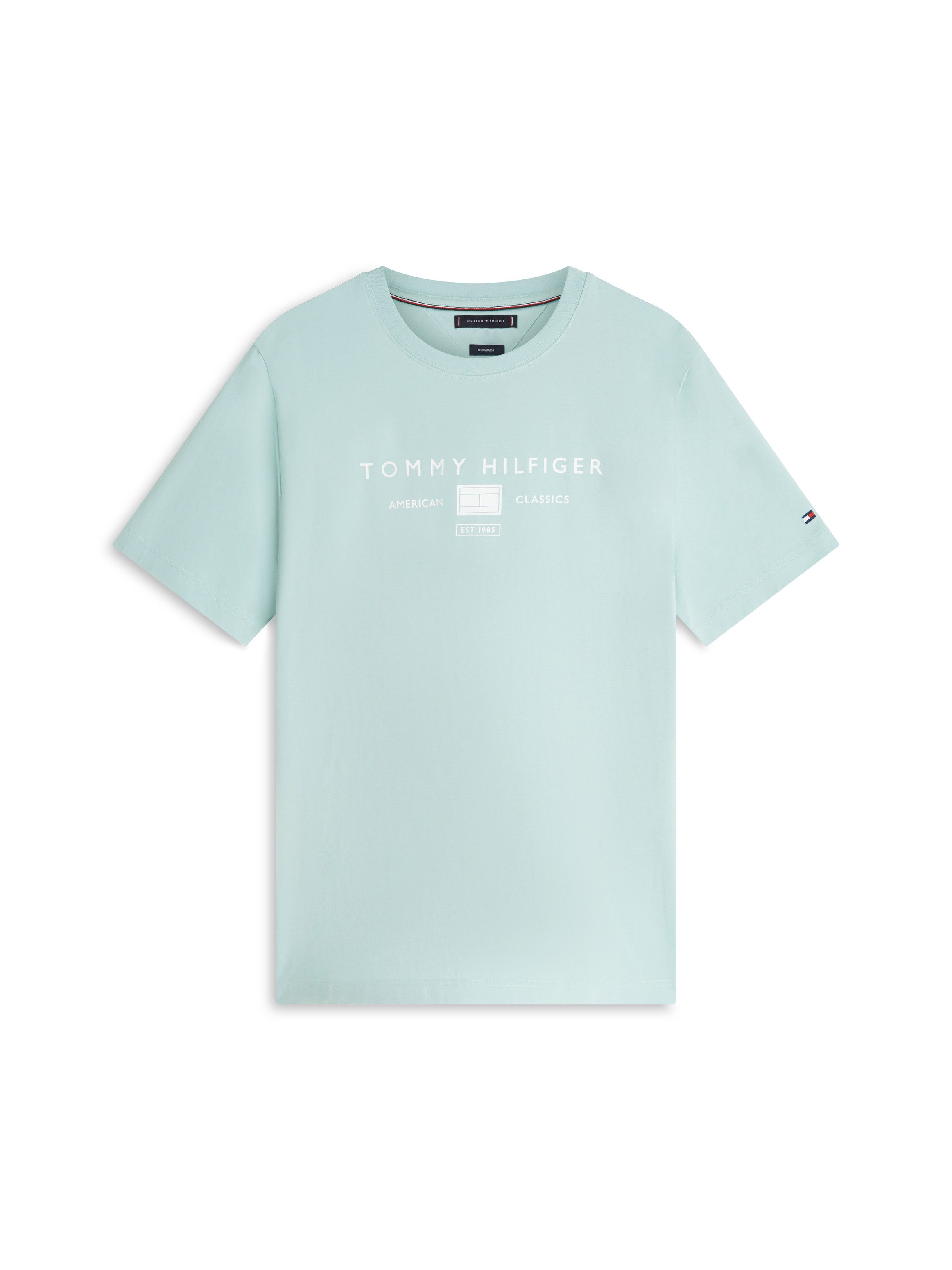 Tommy Hilfiger T-Shirt BRAND LOVE MONO STACK aus Jersey mit Logo – Bild 5 von 5