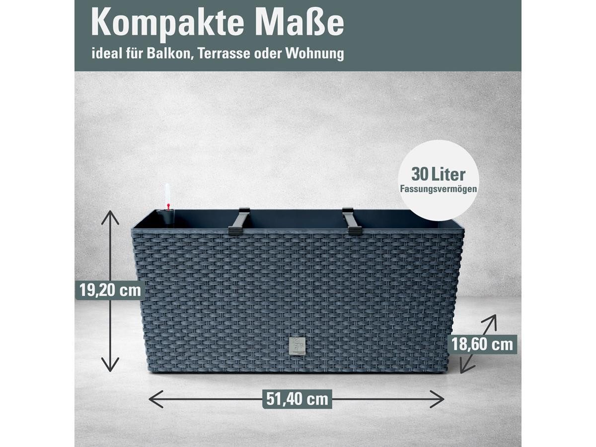Prosperplast Blumenkasten Rato Case, inkl. Bewässerung