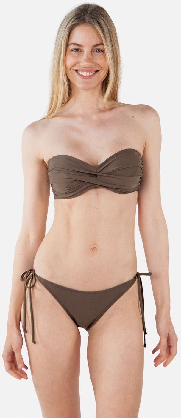 Barts Bügel-Bikini-Top Kelli Twisted Bandeau COFFEE