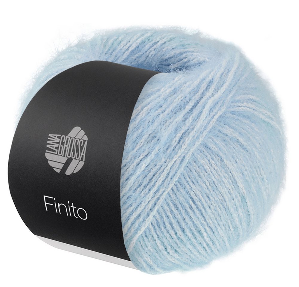 LANA GROSSA FINITO Sommerleichtes Flauschgarn Häkelwolle, 150 m (leicht, weicht und voller Farbenfreude), 50 g