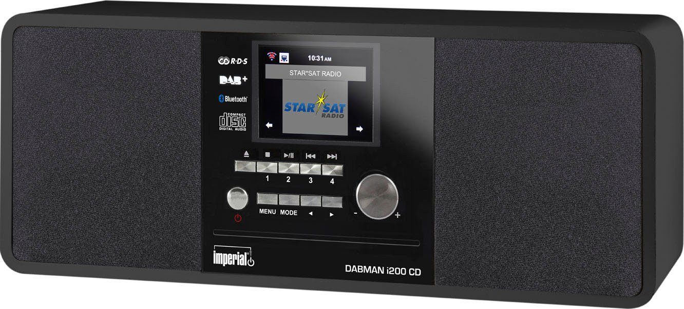 TELESTAR CD schwarz Sound, (Digitalradio (Stereo WLAN) (DAB), Digitalradio RDS, mit DABMAN Internetradio, UKW 20 i200 CD-Player mit W, UKW, IMPERIAL (DAB) by