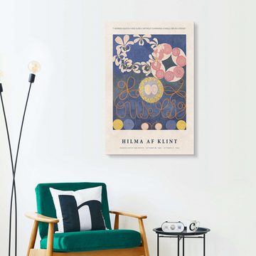 Posterlounge Forex-Bild Hilma af Klint, I Worked Quickly and Surely, Wohnzimmer Modern