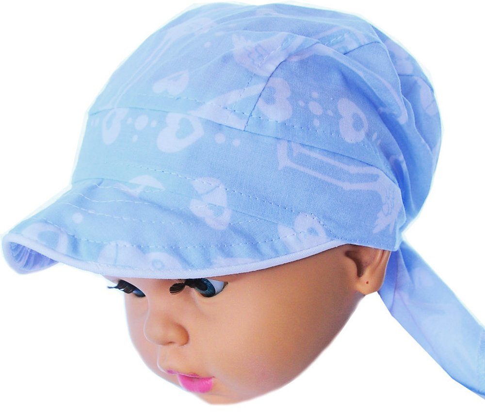 La Bortini Kopftuch Kopftuch Baby und Kindermütze Sommer Bandana Kopfbedeckung 44-52cm