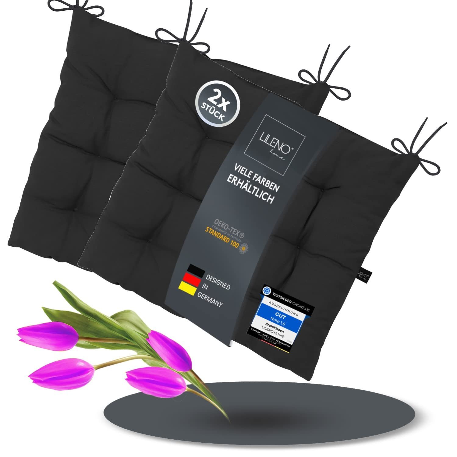 LILENO HOME Stuhlkissen Sitzkissen für Gartenstuhl, günstig online kaufen