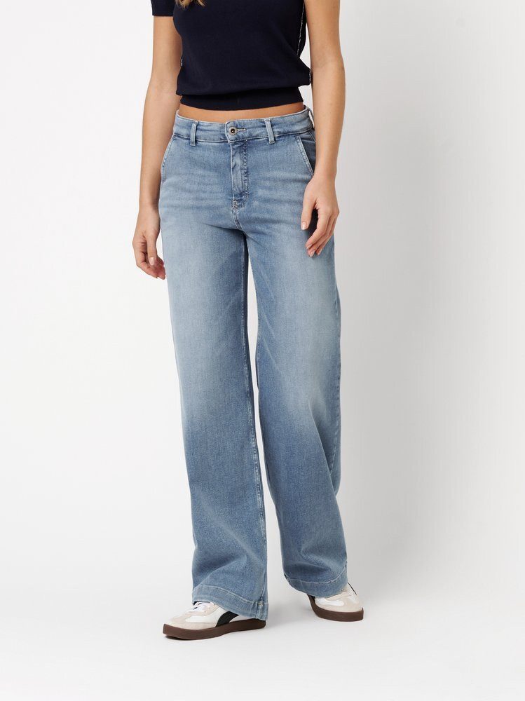 ROSNER Weite Jeans Audrey Wide (1-tlg) mit weitem Beinverlauf