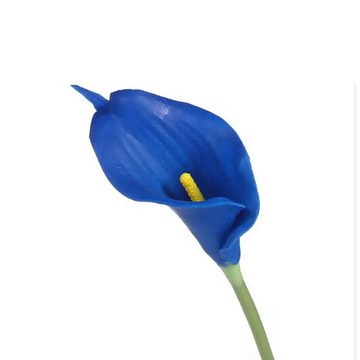 Kunstblumenstrauß 20 Stück künstliche Calla Lilie, Decor Kunstblumen mit Weichem Stiel, Fivejoy