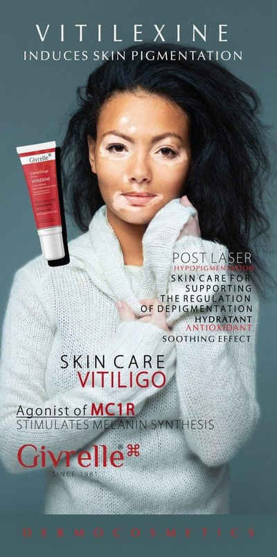 Jean d`Aveze CC-Creme Givrelle Vitilexine Gesichtscreme für depigmentierte Haut 30ml, depigmentierte Haut