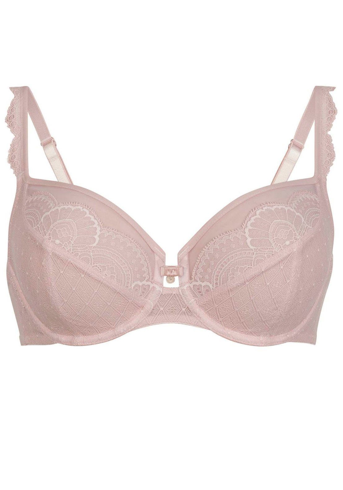 Rosa Faia Bügel-BH Selma dreigeteiltes Cup, verstellbare Träger, mit Bügel, mit Spitze, feminin
