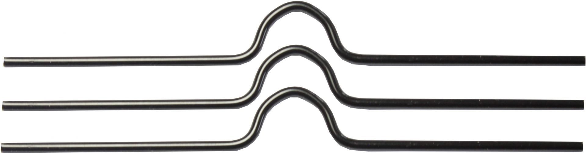 r&b Laminiersysteme Bindedraht Kalenderaufhänger 200mm (100 Stück), (Stückzahl), wiederverwendbar, stabile Metallausführung