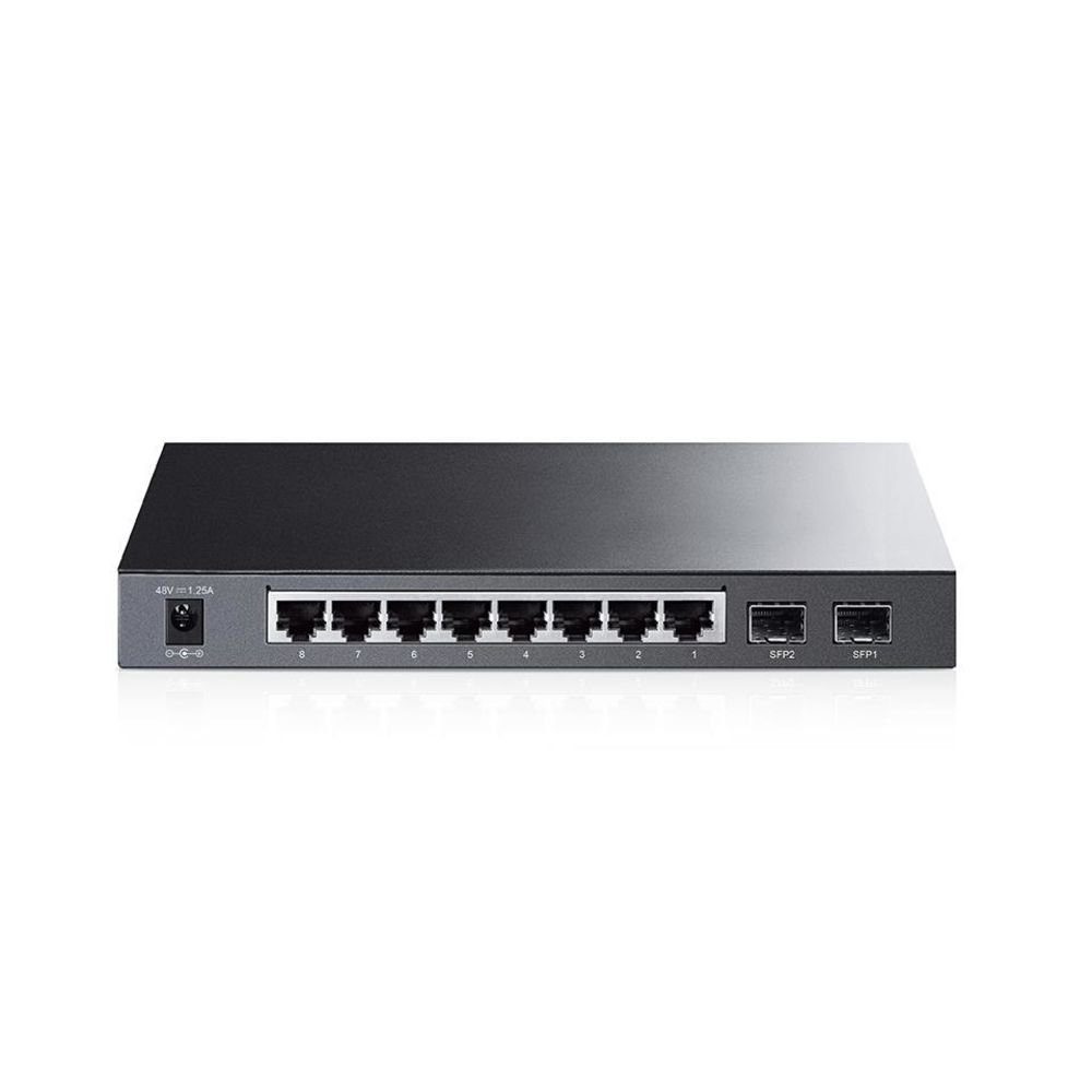 SFP-Slots) Netzwerk-Switch (8-Port-Gigabit-Smart-PoE-Switch TL-SG2210P TP-Link mit 2