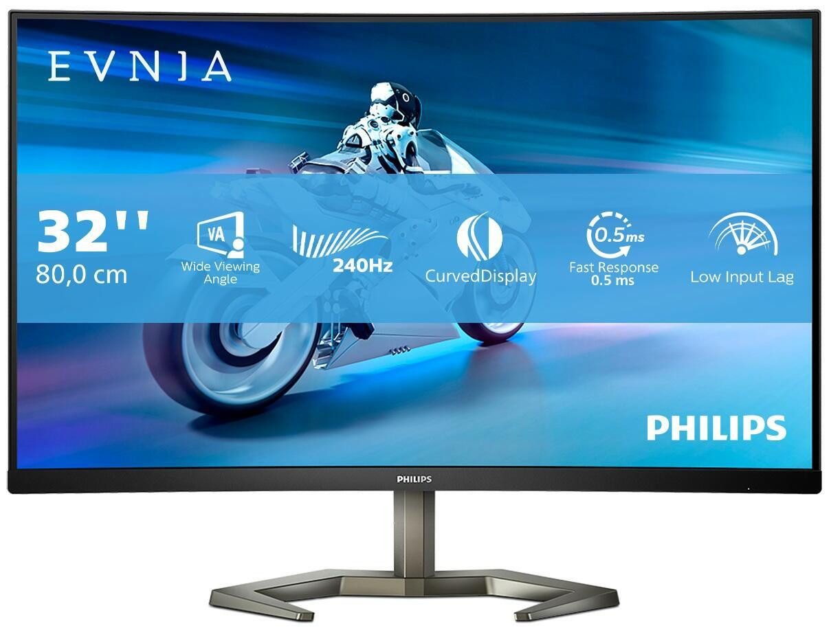 Philips Philips Evnia 5000 32M1C5200W Curved-LED-Monitor (1920 x 1080, 4 ms Reaktionszeit, 240 Hz, VA Panel)