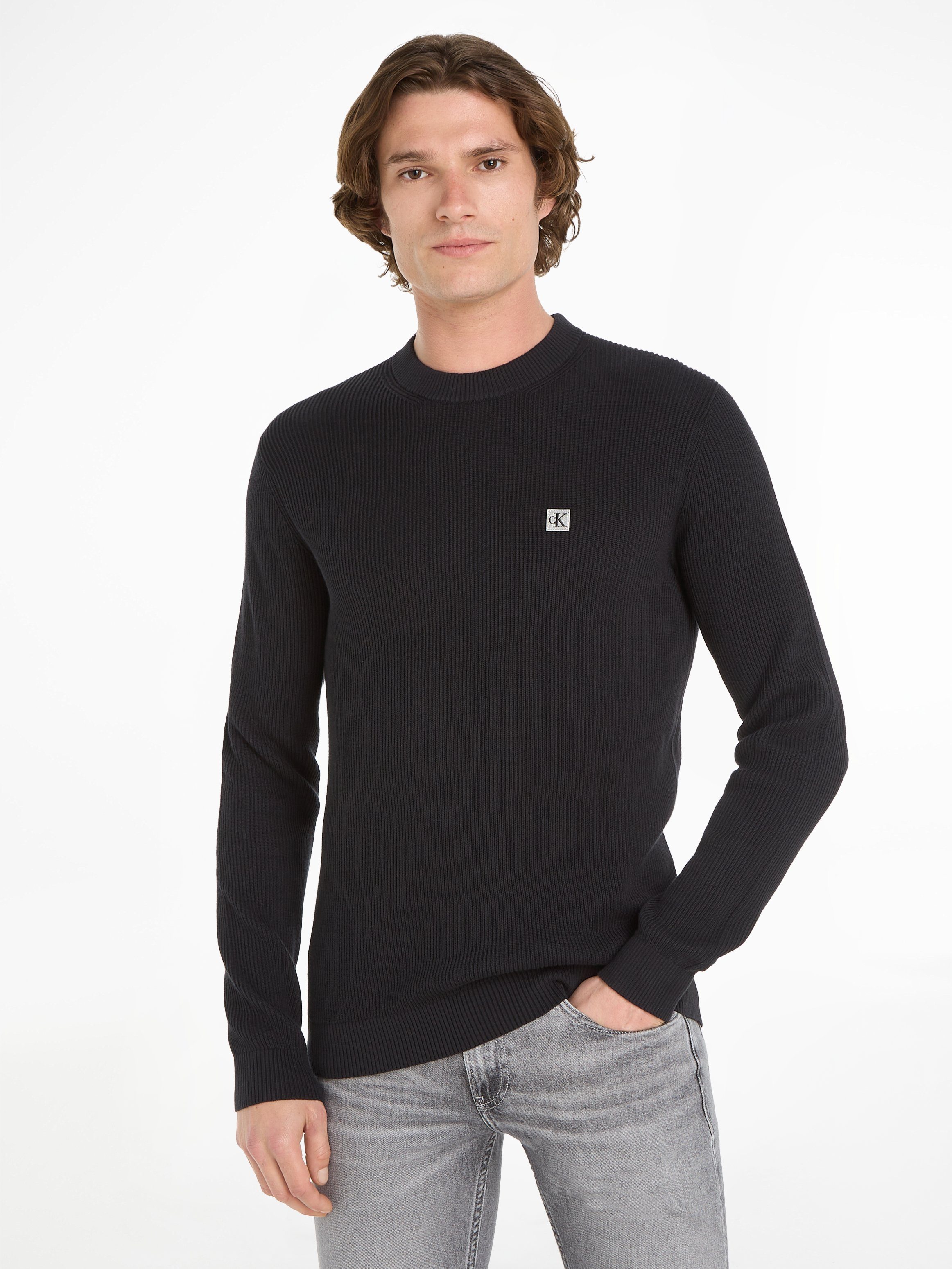 Calvin Klein Jeans Rundhalspullover CK EMBRO günstig online kaufen