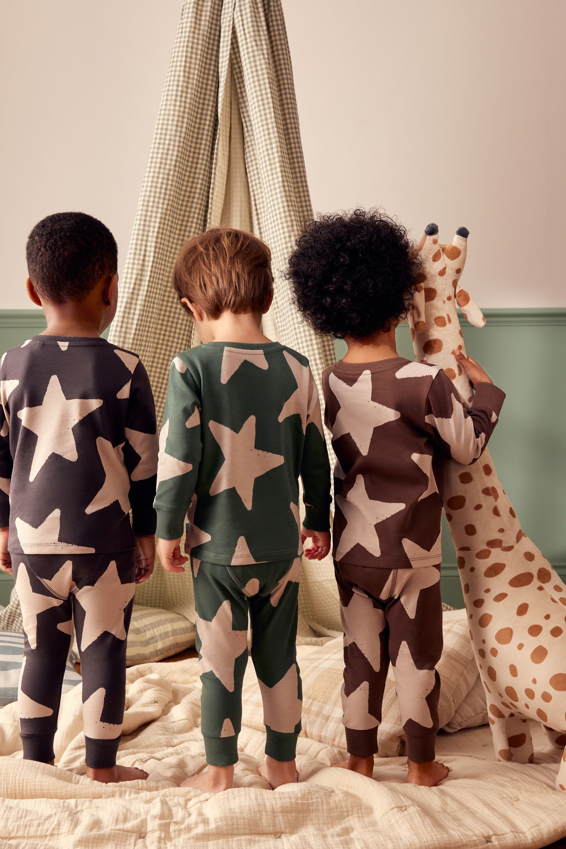 Next Pyjama 3er-Pack Langarm-Schlafanzüge (6 tlg) günstig online kaufen