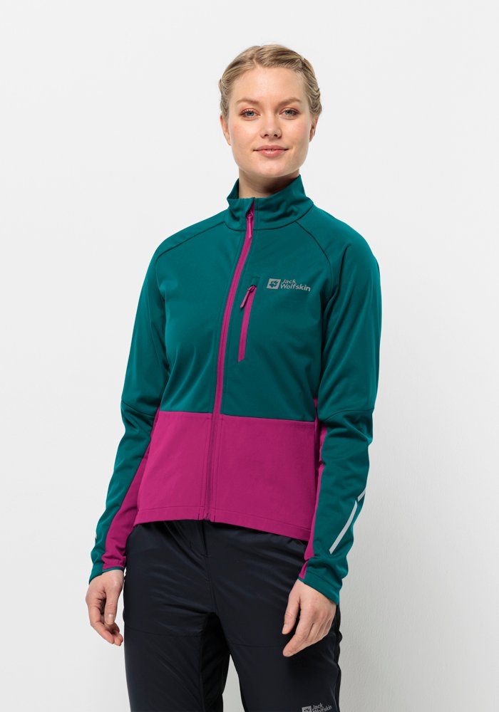 Jack Wolfskin Fahrradjacke MOROBBIA JKT W sea-green | Windbreakers