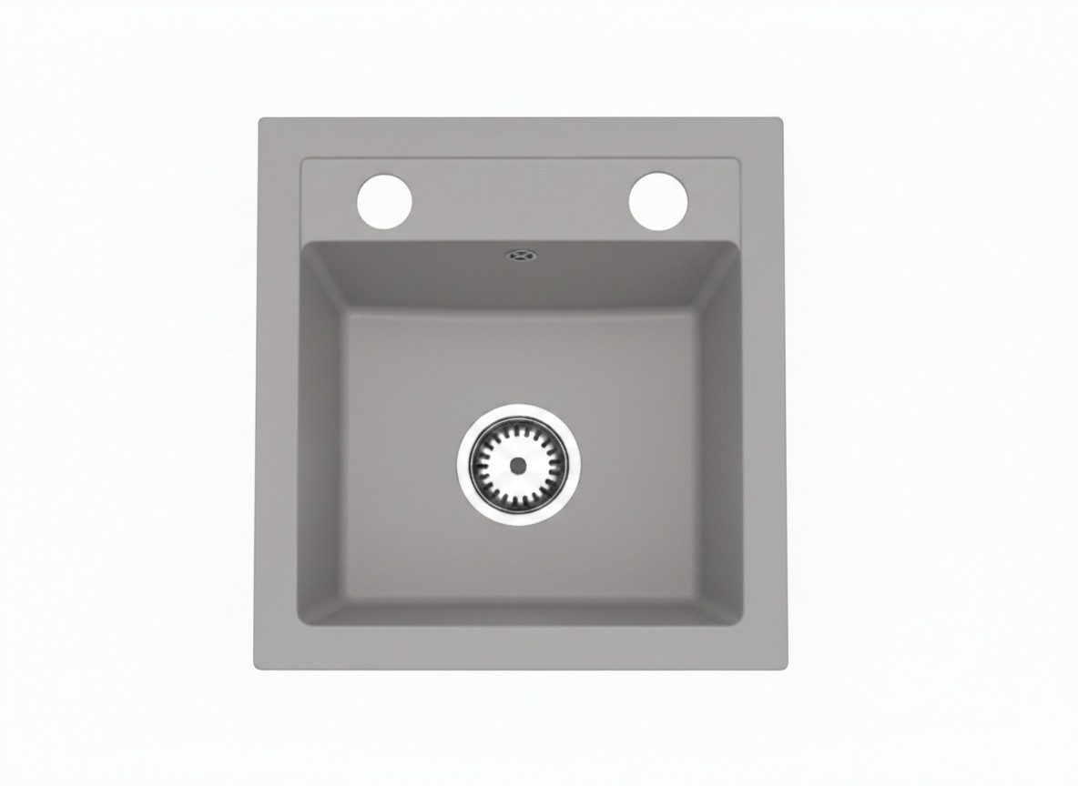 Faizee Home Granitspüle Faizee Home, Granitspüle Compact 44×41,5 cm – Küchenspüle Spülbecken