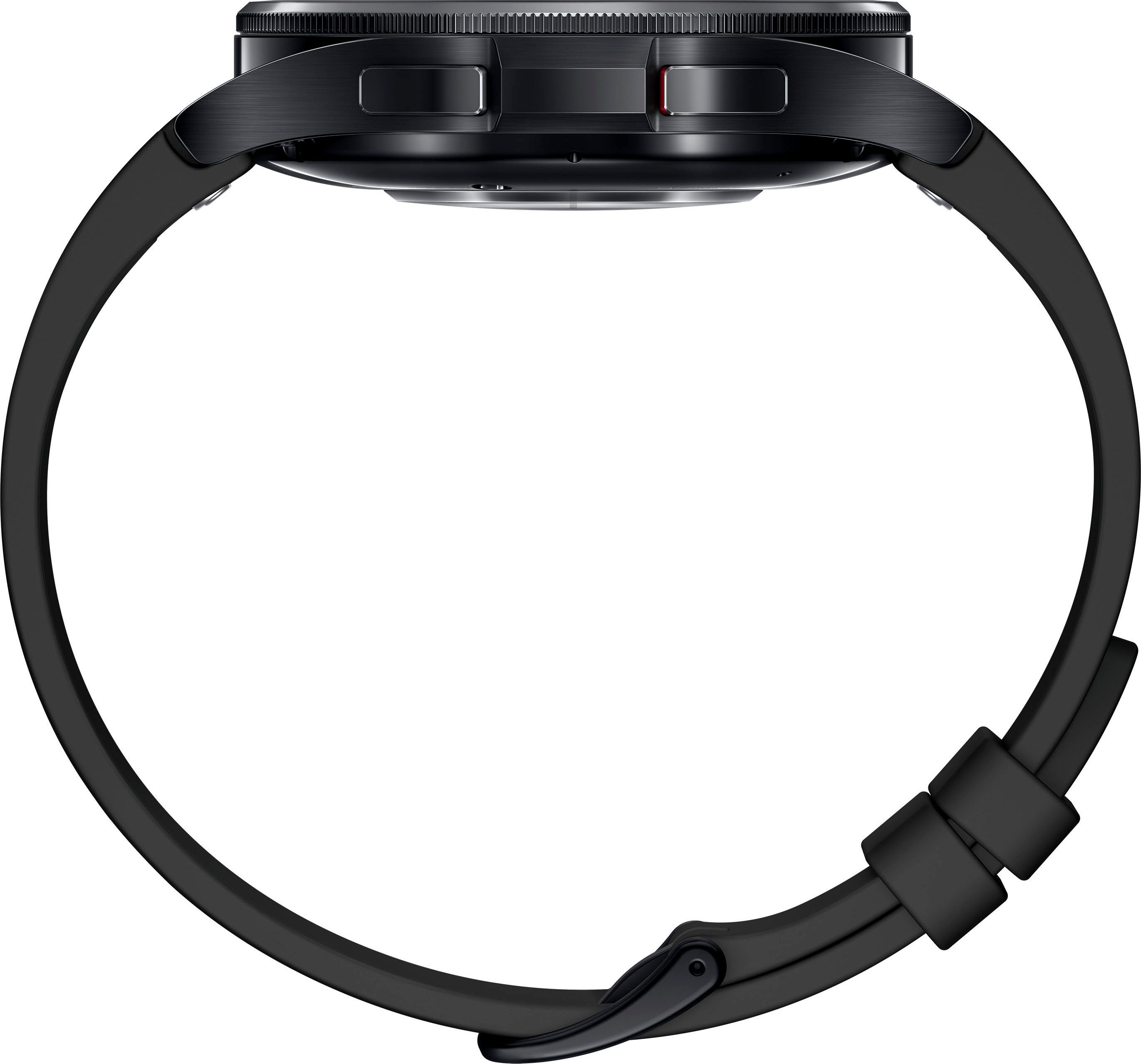 Samsung Galaxy Watch 6 47mm Classic by OS LTE Samsung) schwarz schwarz Smartwatch Wear Zoll, | cm/1'5 (3'73