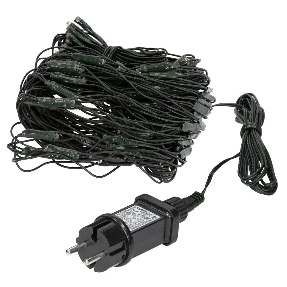 ECD Germany LED-Lichternetz Lichtervorhang Lichterkette Weihnachtsbeleuchtu günstig online kaufen