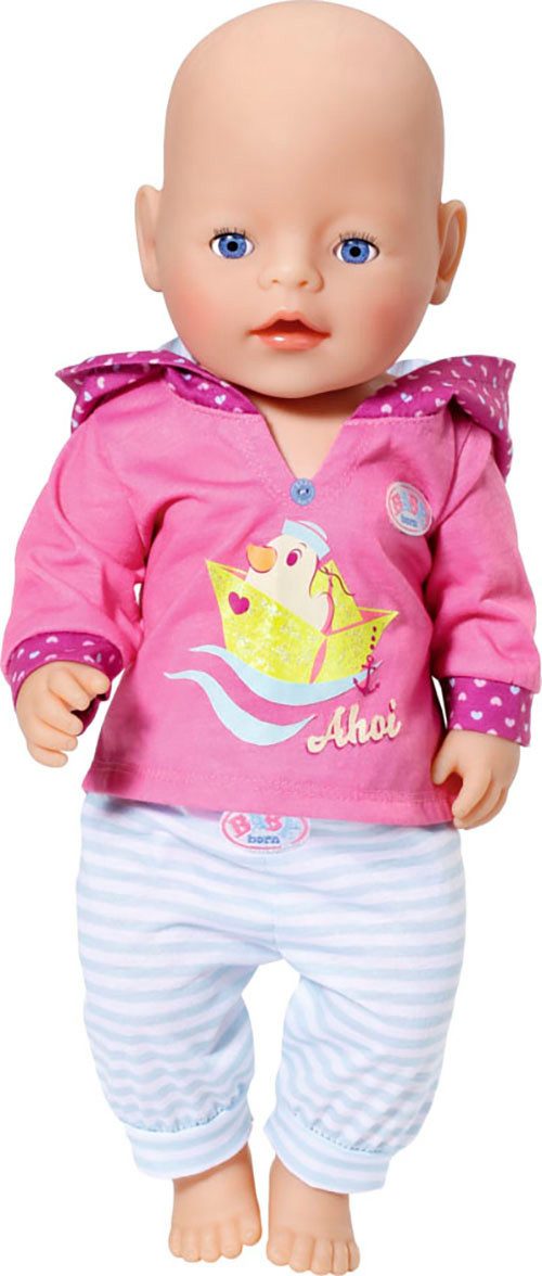 Baby Born Doll Clothes Great Value Set, 43 cm (Set consisting of 5-piece clothing set, changing bag incl. changing mat)