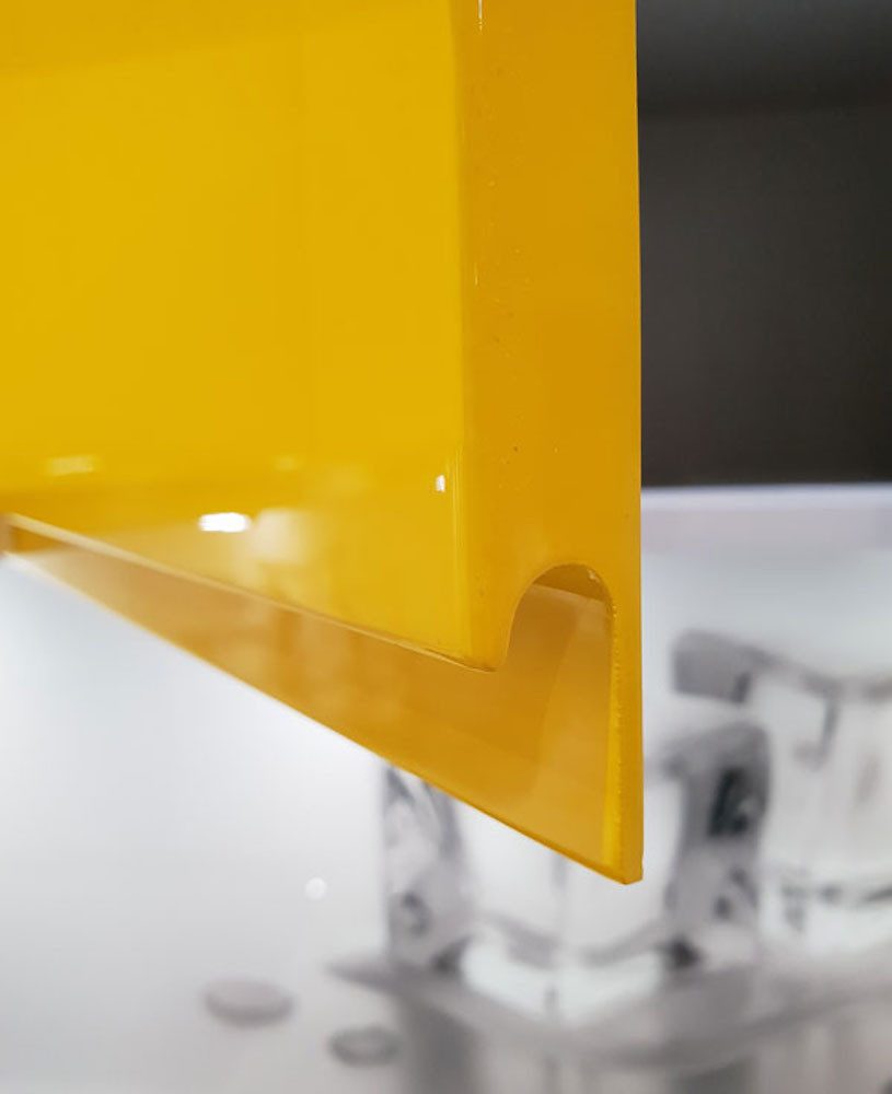 Feldmann-Wohnen Glashängeschrank Florence (Florence, 1-St) 80cm Front- und Korpusfarbe wählbar grifflos 2-türig mit Glaseinsatz