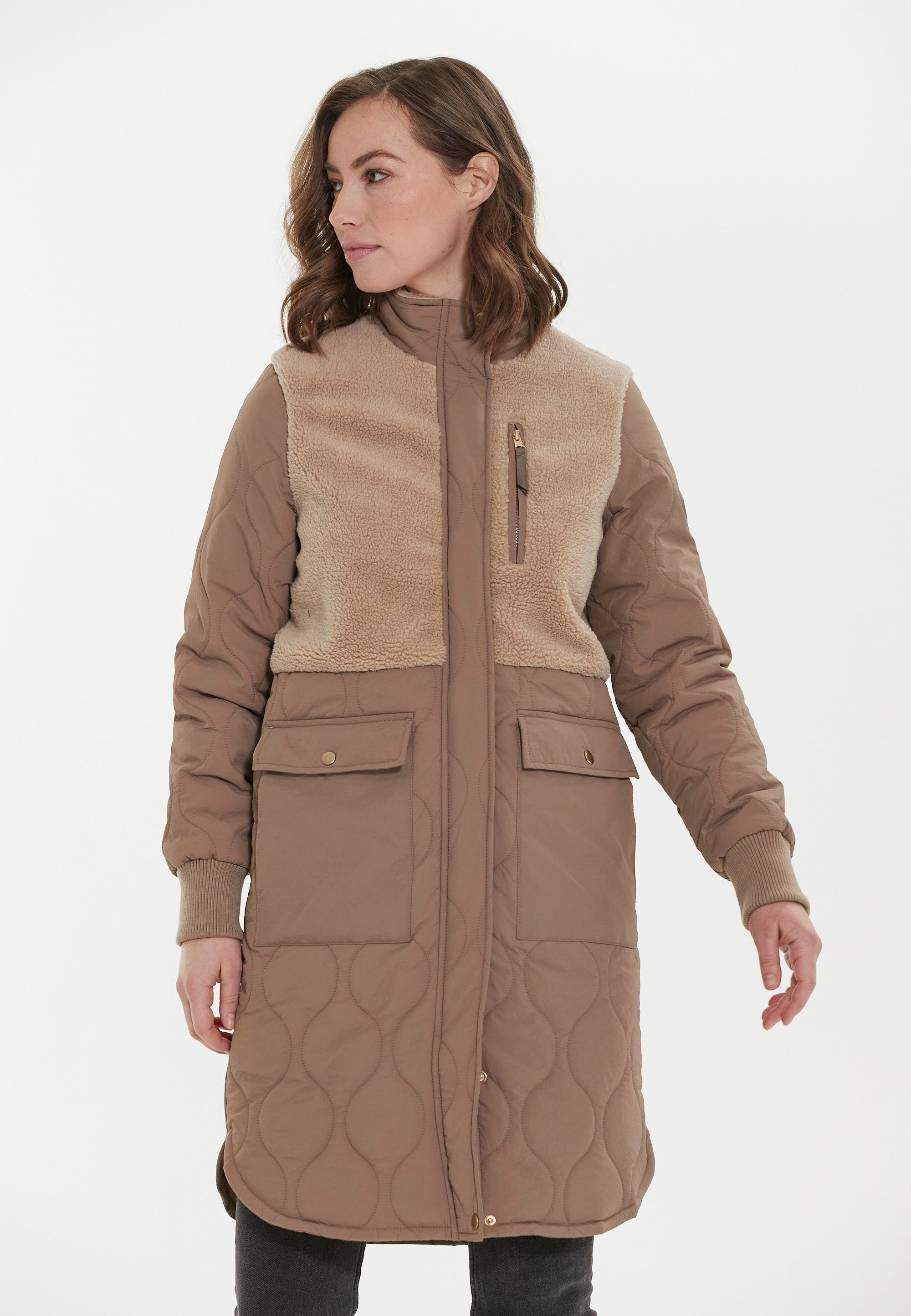 in Hollie Design Kurzmantel WEATHER beige REPORT legerem