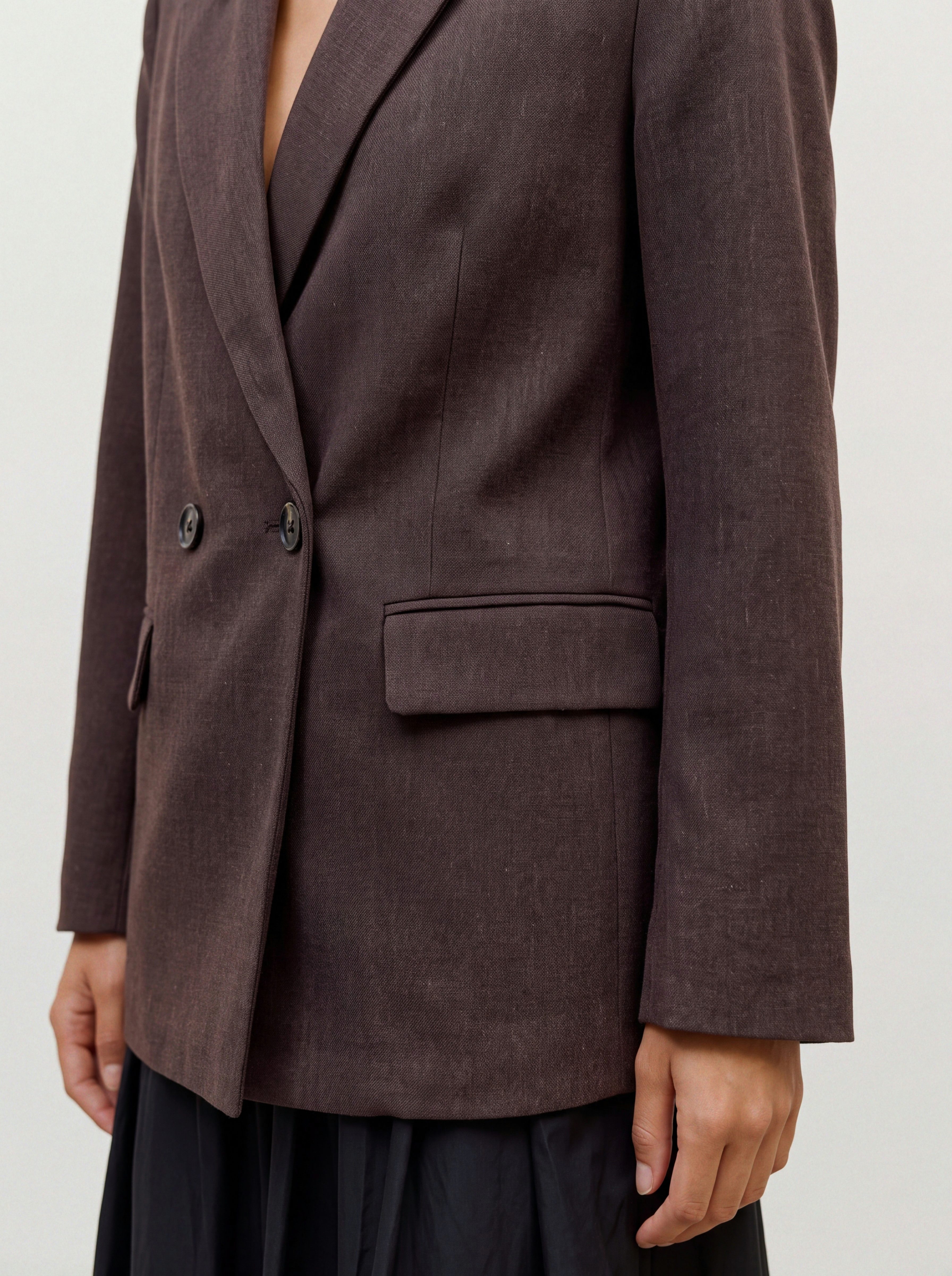 Vero Moda Jackenblazer VMBESTIE LS LOOSE BLAZER NOOS Materialmix, loose fit – Bild 3 von 5