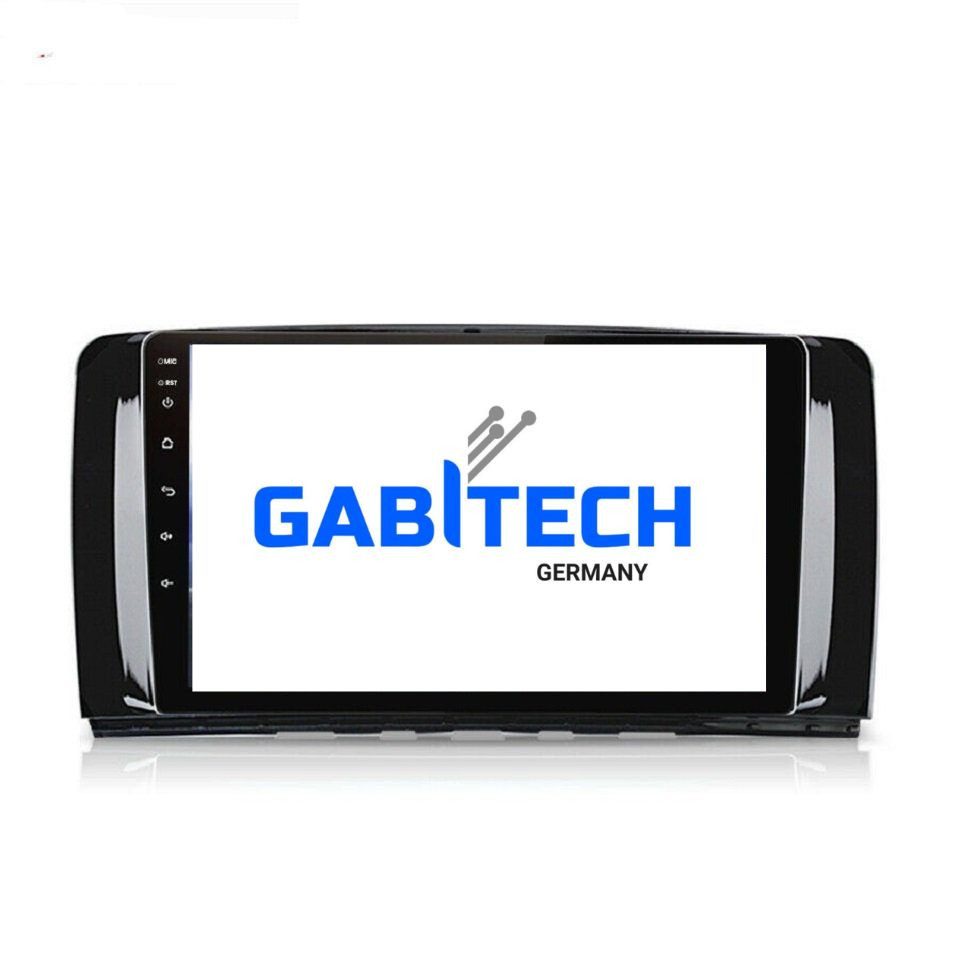 GABITECH 9 Zoll Android 13 Autoradio für Mercedes Benz R-Klasse GPS Carplay Autoradio (FM / AM-Radio, RDS, DAB+ Optional, Drahtloses Carplay & AndroidAuto,3D Navi, 4GB RAM; 64GB ROM,WiFi,DAB)