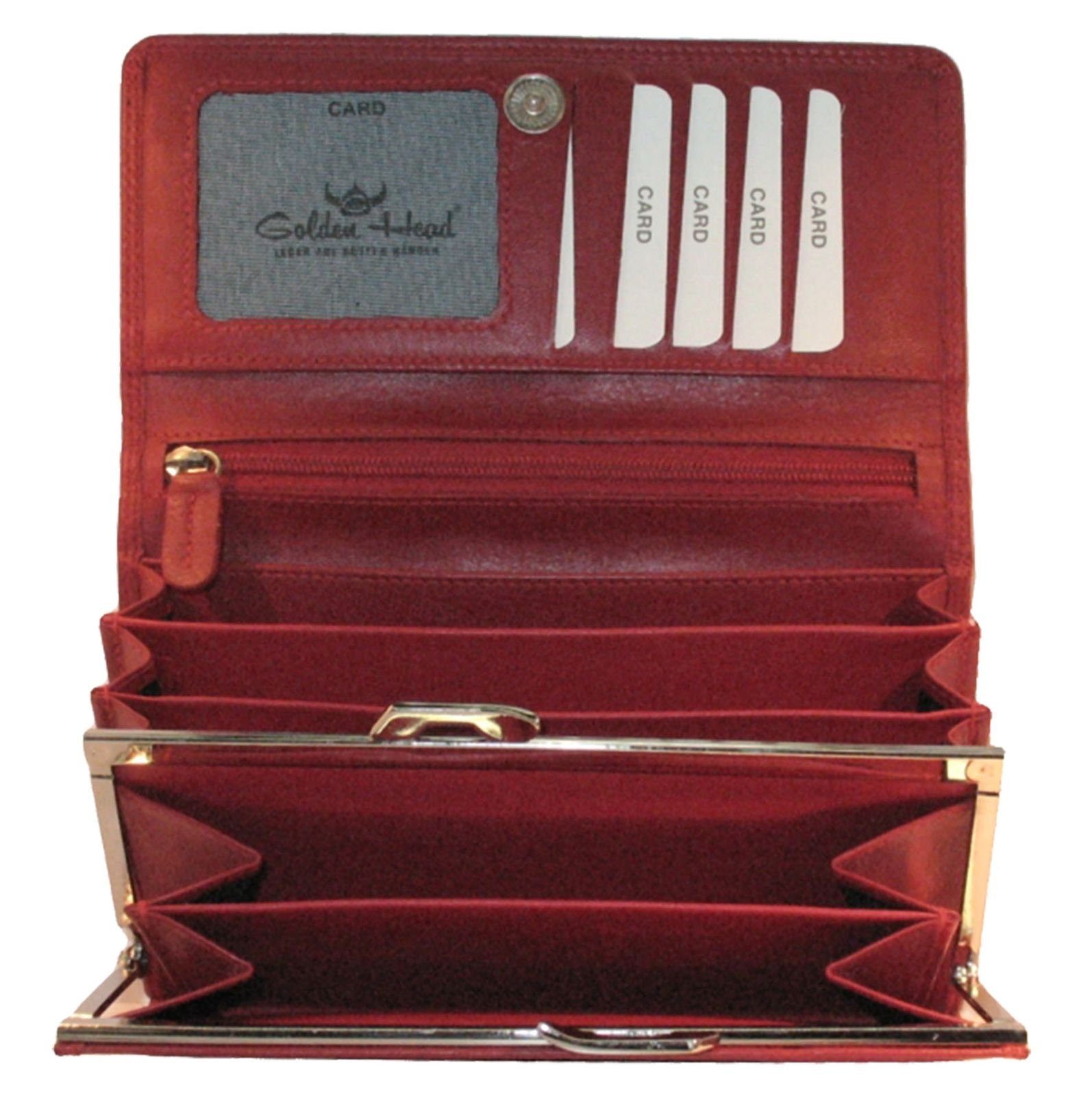 Golden Head Geldbörse French Coin Purse Wallet, aus echtem Leder günstig online kaufen