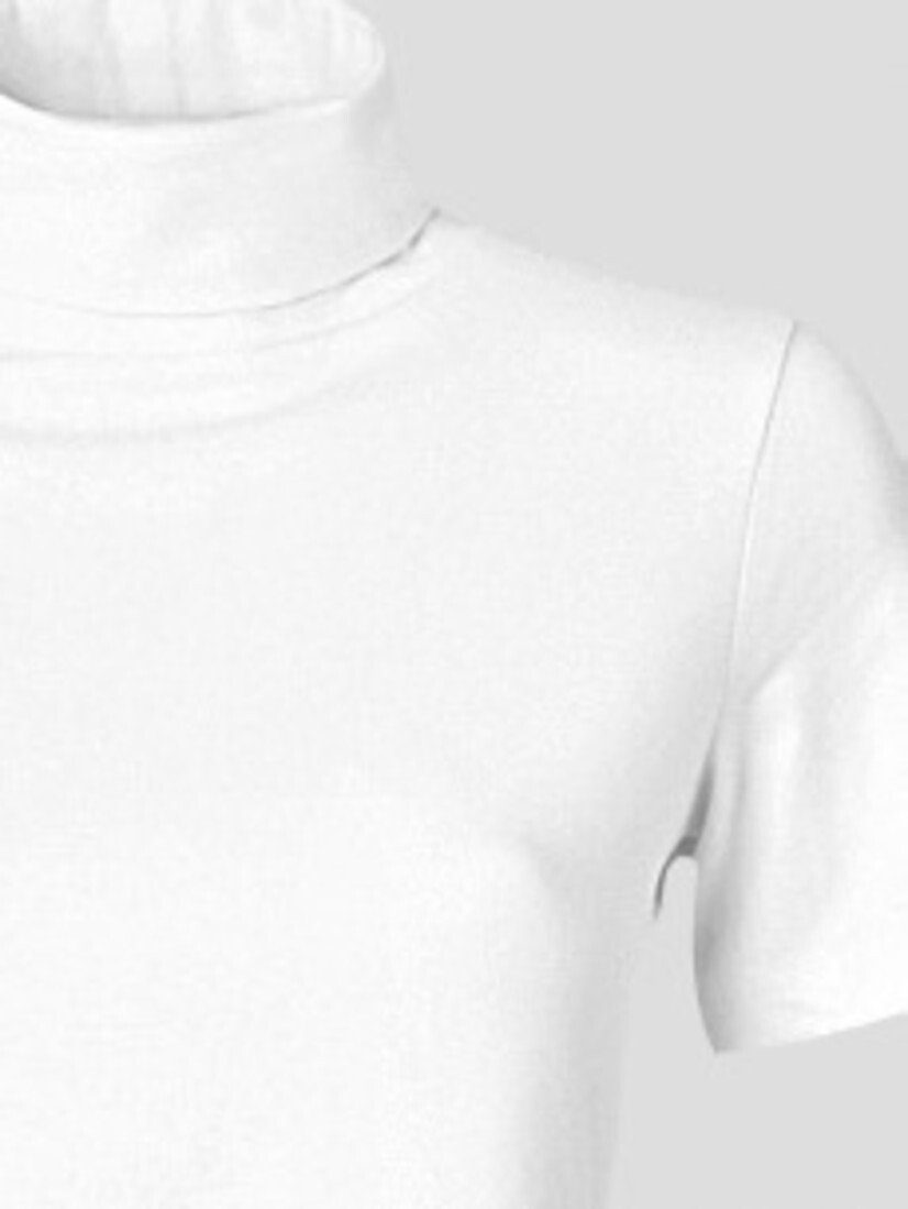 heine T-Shirt Rollkragen-Shirt Kurzarm