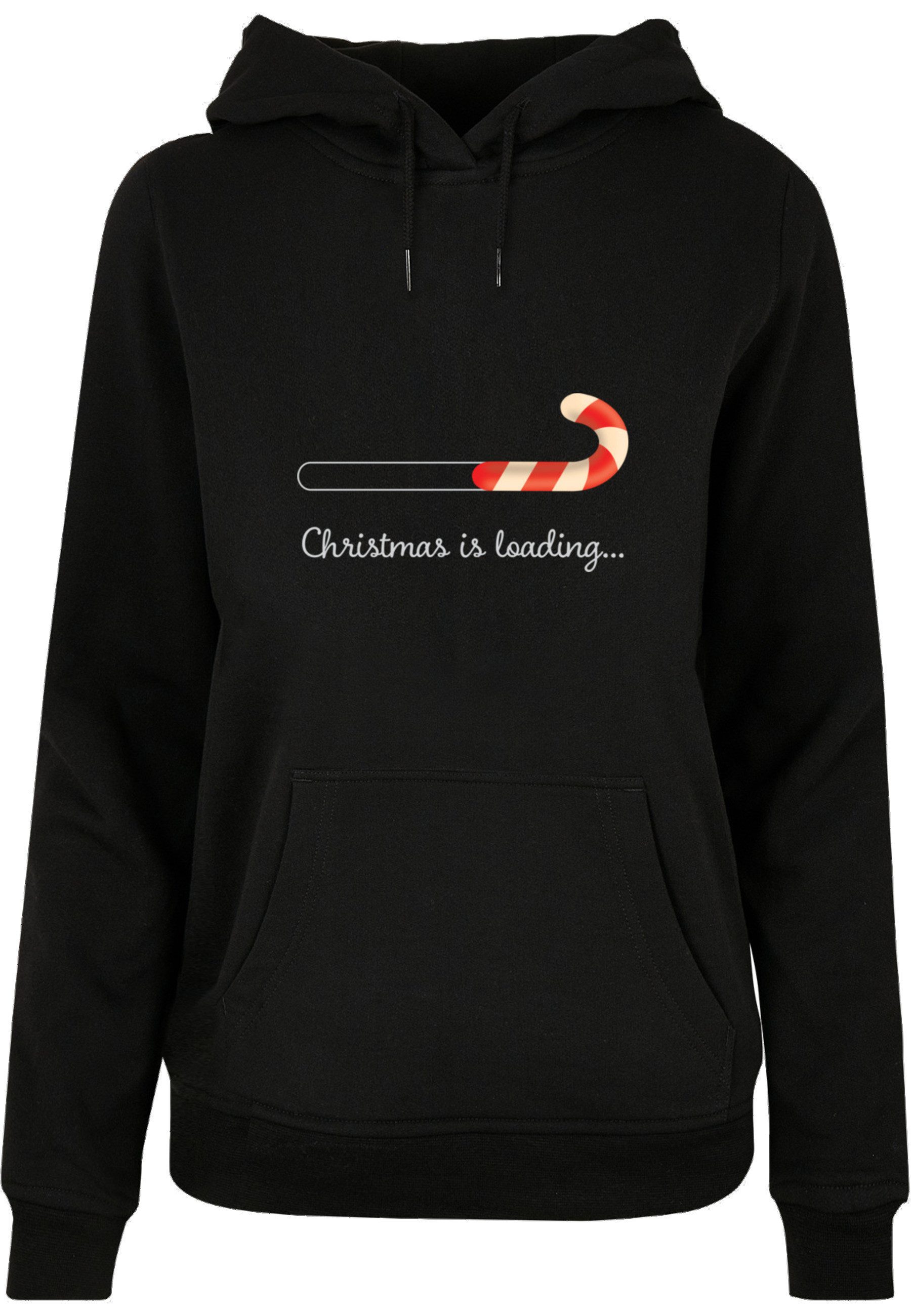 Kapuzensweatshirt Merchcode Damen Ladies Christmas Loading Basic Hoody