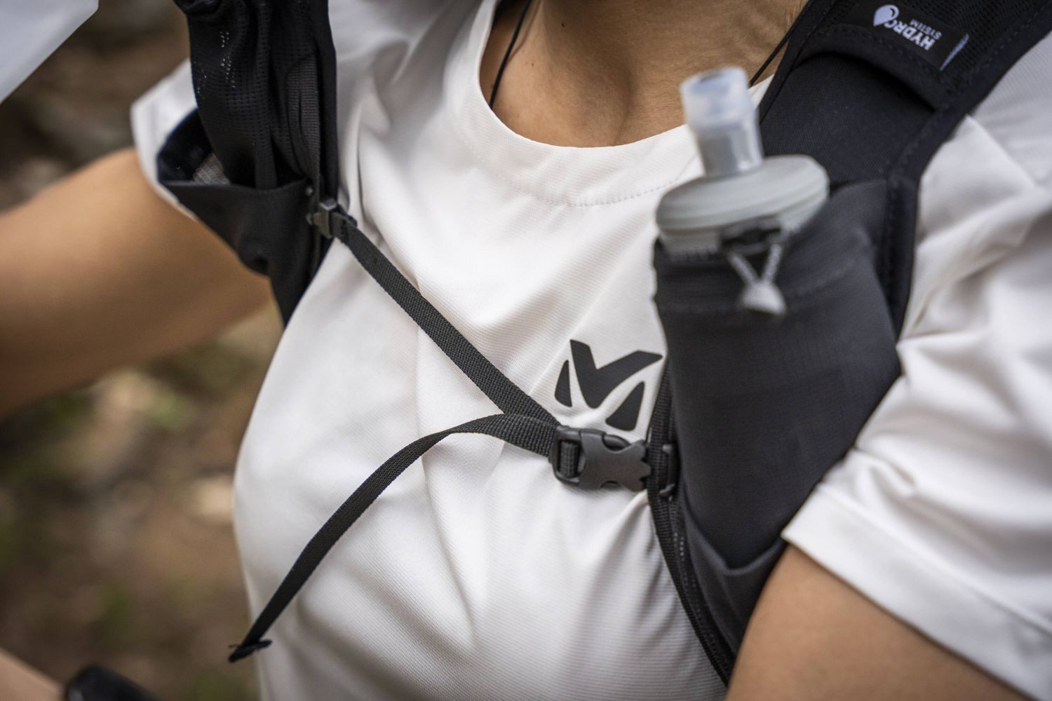 Millet Rucksack Intense (für Trailläufe mit Flüssigkeitsaufnahme) schwarz - 5 Liter