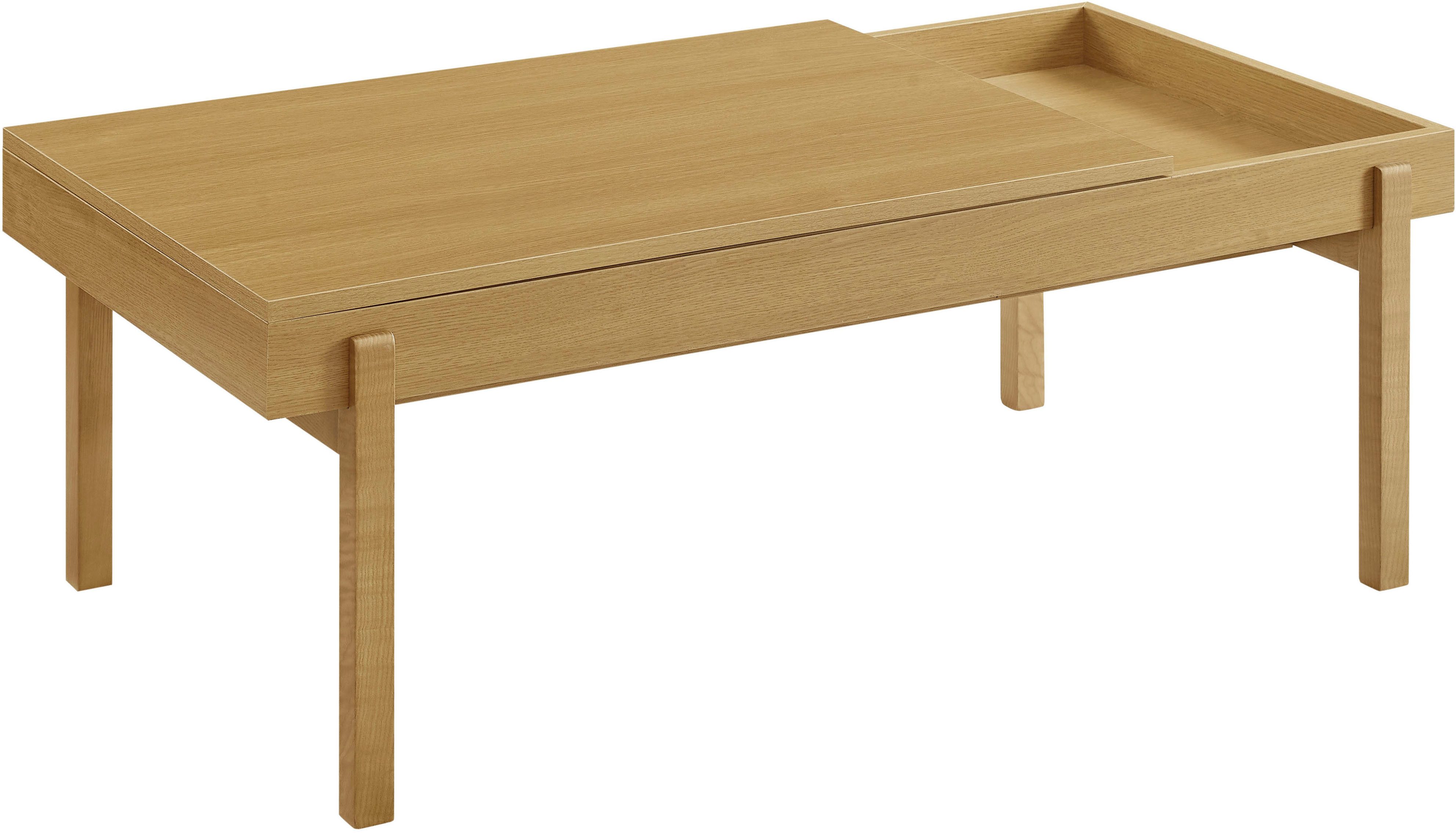 OTTO home Couchtisch Norwin, Melaminoberfläche und robustes Gestell aus Eschenholz
