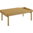 OTTO home Couchtisch Norwin, Melaminoberfläche und robustes Gestell aus Eschenholz