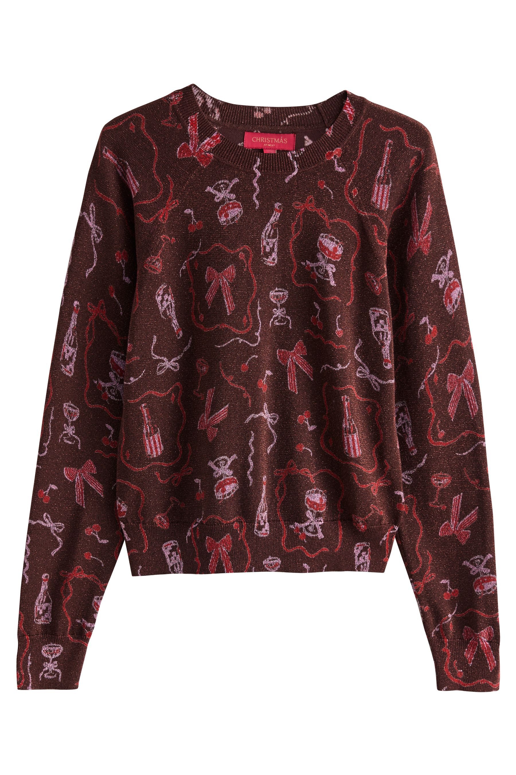 Next Strickpullover Langärmeliger Weihnachtspullover (1-tlg) günstig online kaufen
