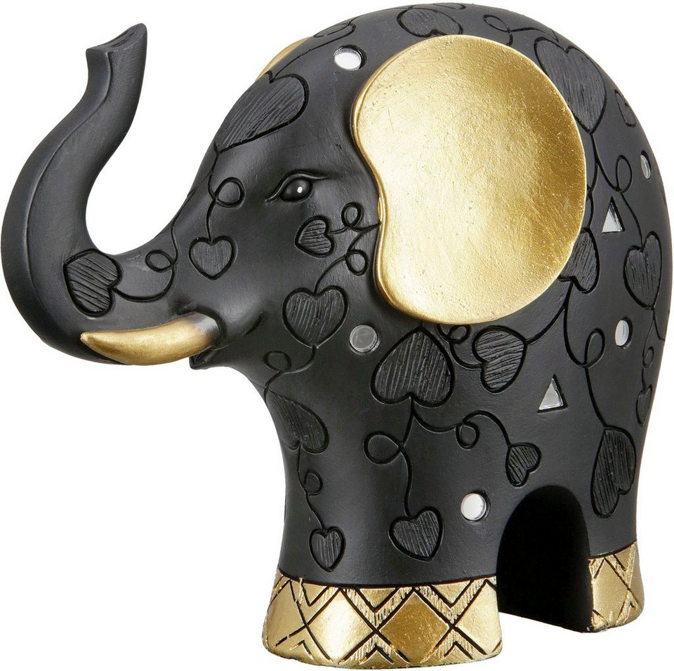 GILDE Tierfigur Elefant Ajok (1 St), Eigenschaften: mit Gumminoppen zur  Rutschfestigkeit