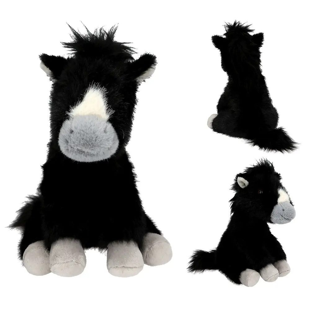 Depesche Kuscheltier Miss Melody Plüsch Pferd schwarz 20 cm