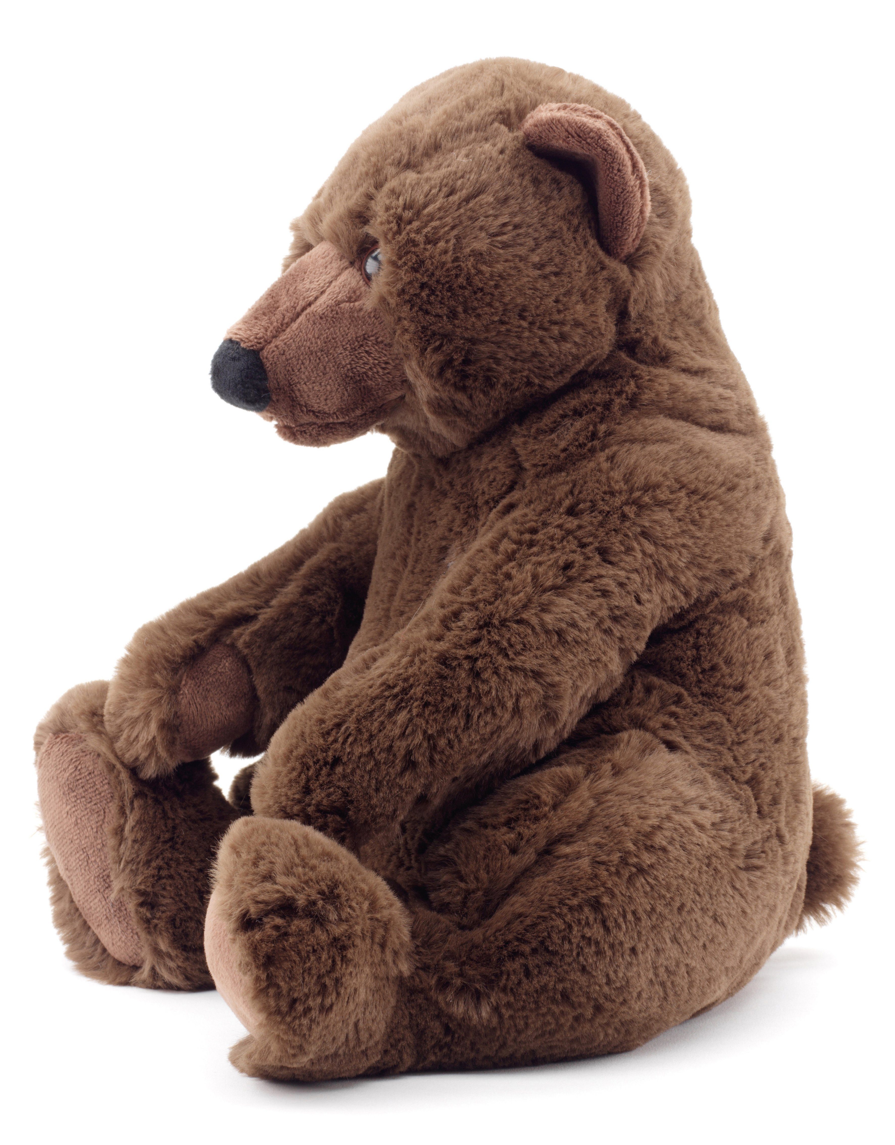 Uni-Toys Kuscheltier "Maxi", Braunbär - superweich - 27 cm - Plüsch-Bär, Teddy, Teddybär, zu 100 % recyceltes Füllmaterial
