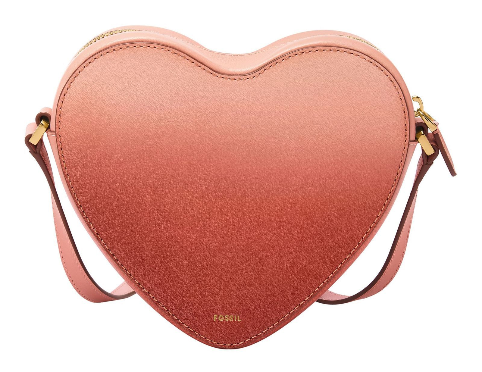 Fossil Umhängetasche Heart Crossbody Bag, aus echtem Leder