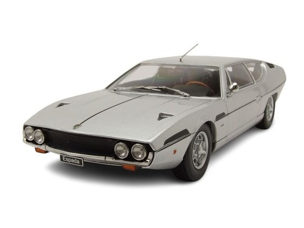 KK Scale Modellauto Lamborghini Espada S2 1970 silber, Maßstab 1:18