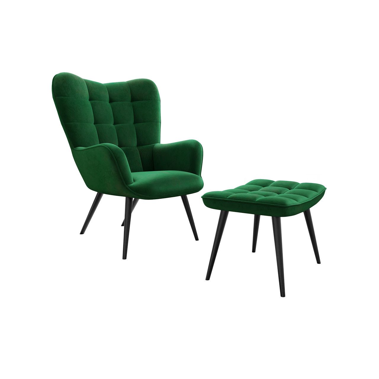 MIRJAN24 Sessel Gunar (Set, 2er-Set), mit Hocker im Modernen Look günstig online kaufen