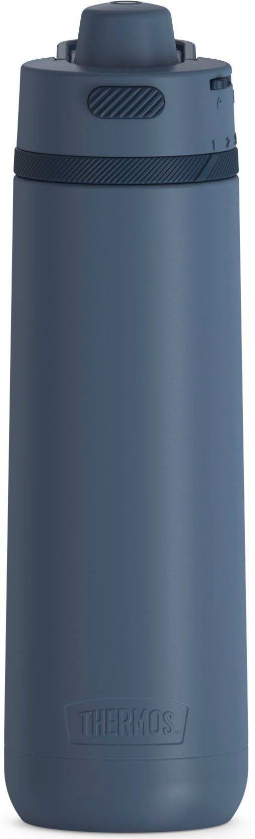 THERMOS Thermobehälter GUARDIAN Edelstahl, mat 0,7 Silikon, BOTTLE, (1-tlg), lake L blue