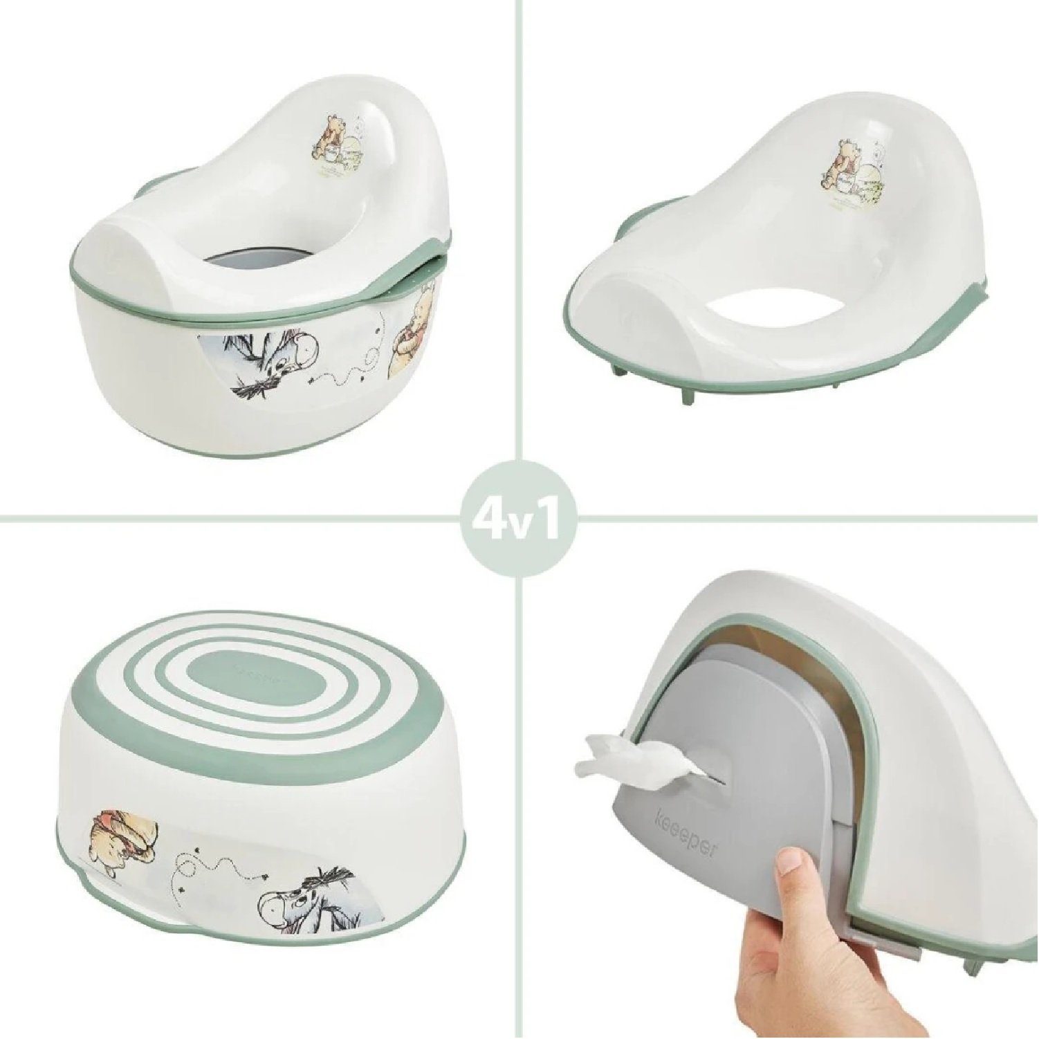 keeeper Töpfchen, Deluxe 4-in-1 Töpfcheneinlage