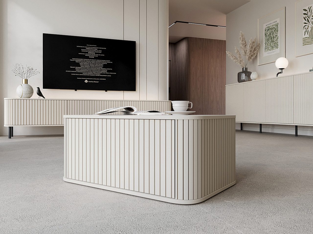 MOEBLINE Couchtisch Couchtisch Sofatisch ZILLO kaschmir günstig online kaufen