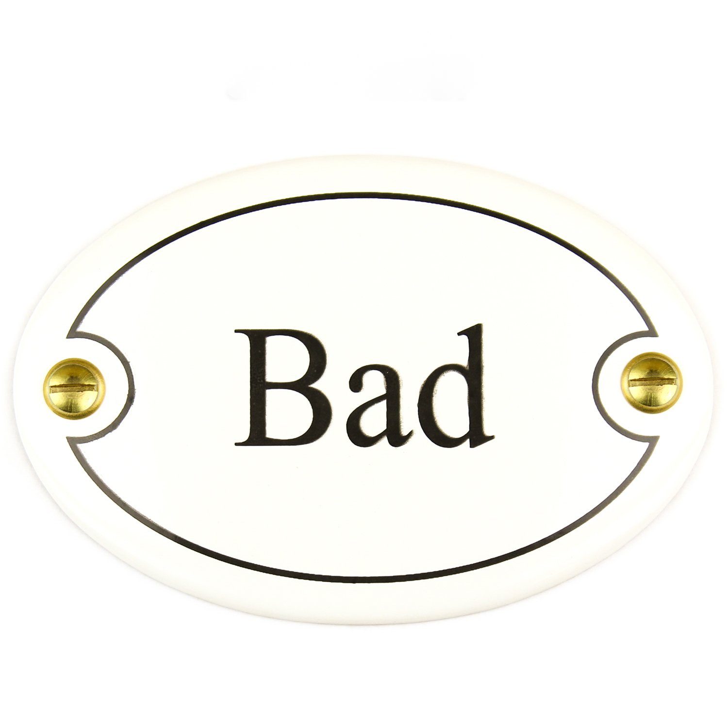 Landshop24 Metallschild Türschild Emaille Emailleschild Metallschild Blechschild, (Dekoschild, 1 St., Bad), Nostalgie, Vintage, Retro, Antik, shabby