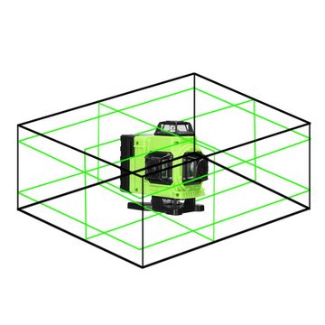 Tidyard Linienlaser 16-Linien-Laser-Level 3 ° Selbstnivellierungsfunktion