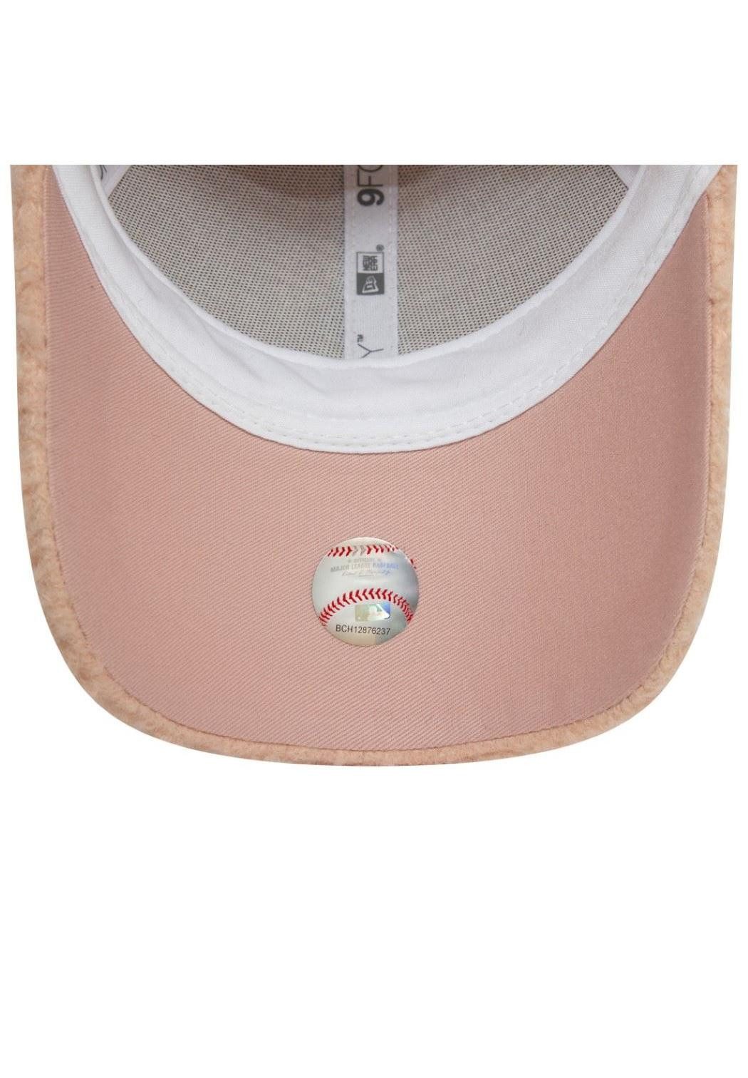 New Era Baseball Cap New York Yankees MLB Womens Borg Rosa 9Forty Verstellbare Damen Cap Ne (1-St)