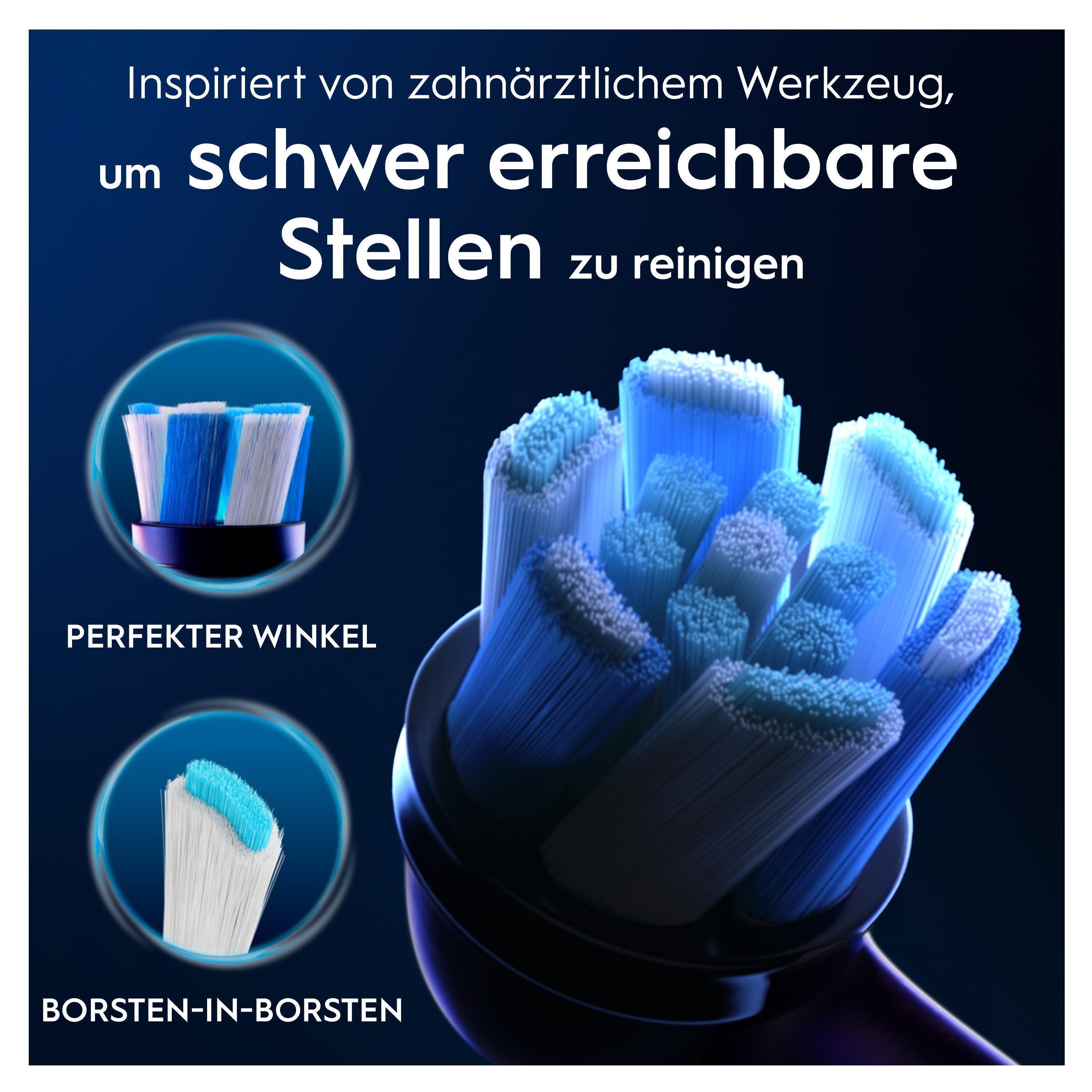 Oral-B Aufsteckbürsten iO Ultimative Reinigung, Original Aufsteckbürsten für elektrische Oral-B iO Zahnbürsten – Bild 5 von 5