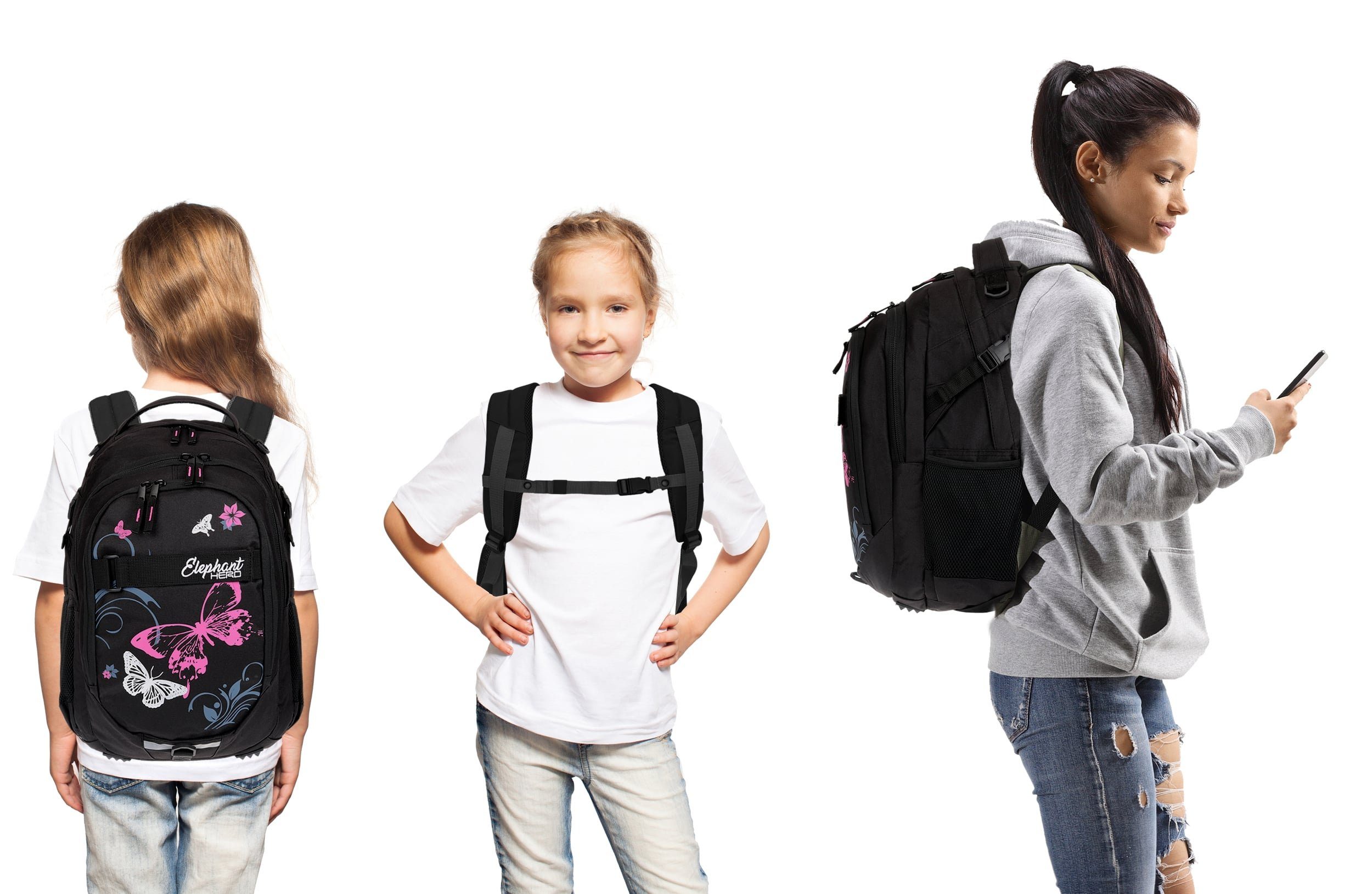 ELEPHANT Schulrucksack Hero Signature Schultasche, Rucksack, Schulmappe