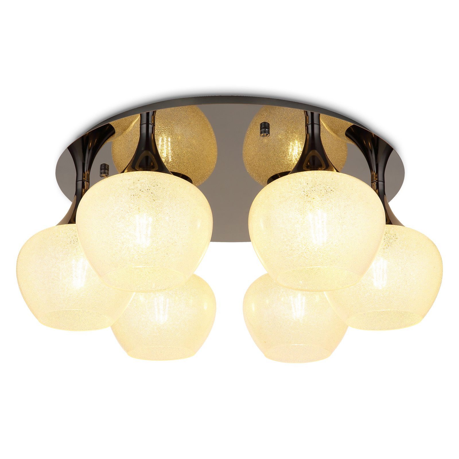 Deckenleuchte Deckenleuchte Wohnzimmer Kristall Deckenlampe Schlafzimmer 6-flammig